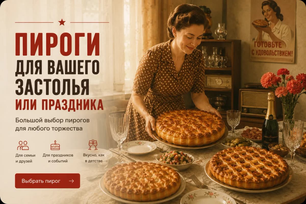 ДЛЯ ВАШЕГО ЗАСТОЛЬЯ